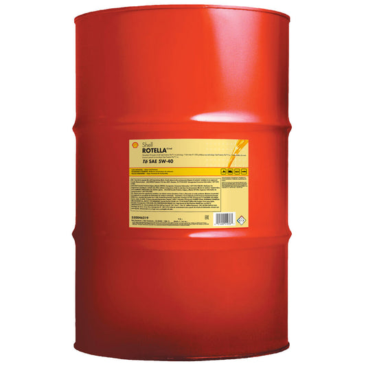 70013386 | Shell Rotella T6 5W-40, 55 Gallon Drum