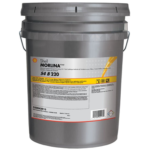 70013398 | Shell Morlina S4 B 220, 5 Gallon Pail