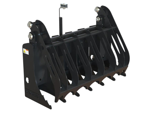 70014561 | 56" Mini Root Rake Grapple w/ hoses & couplers