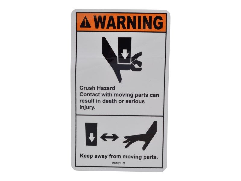 70040443 | WARN CRUSH HAZARD HAND