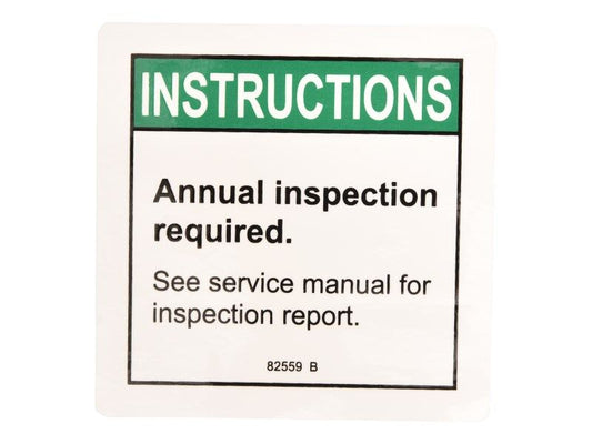 70040466 | INSTRUCT ANNUAL INSP REQ