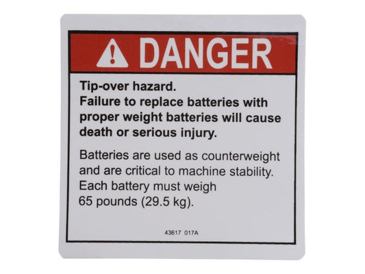 70040469 | TIP-OVER BATTERY