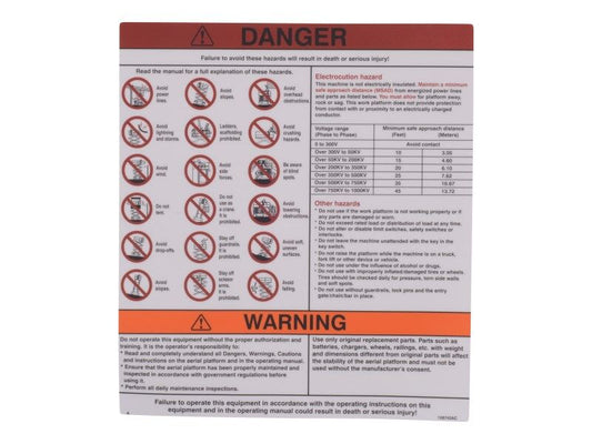 70040622 | DANGER/WARNING DECAL
