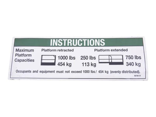 70040782 | INSTRUCT MAX CAP 1000LBS