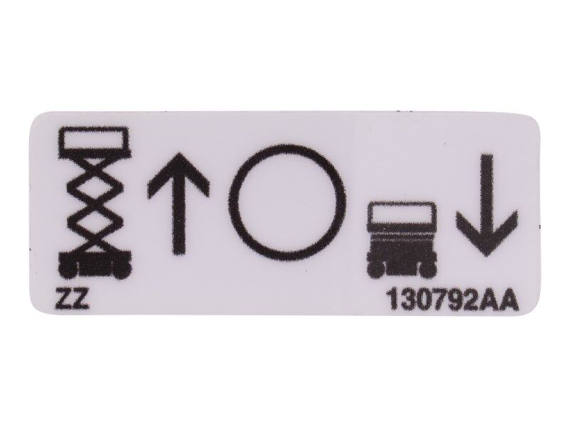 70040898 | LIFT/UP/OFF/DOWN LABEL