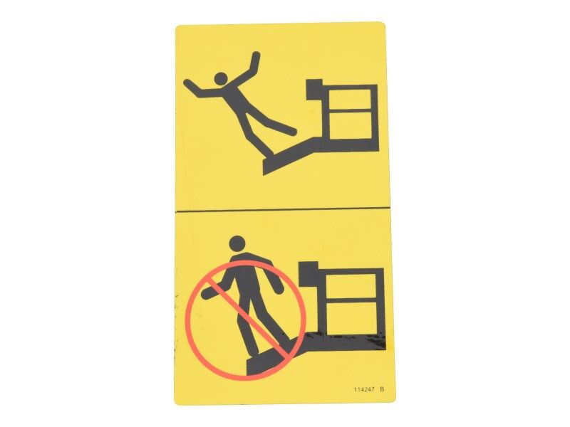 70041075 | DECAL,FALL HAZARD