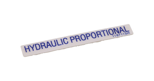 70041313 | DECAL, VL, HYDRAULIC PROP