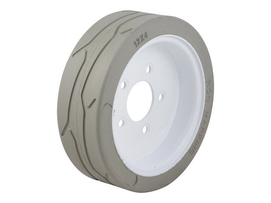 70041355 | Gray, Non-marking Tire and Wheel Assembly to fit Skyjack Machines