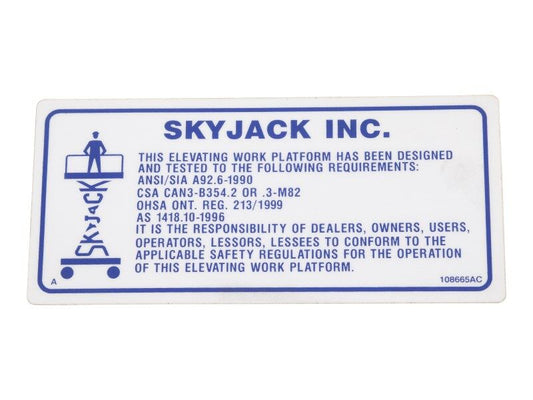 70041517 | DECAL, OLD STANDARDS