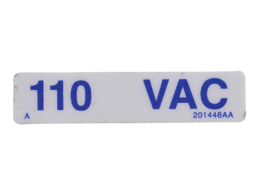 70041578 | DECAL, 110 VOLT