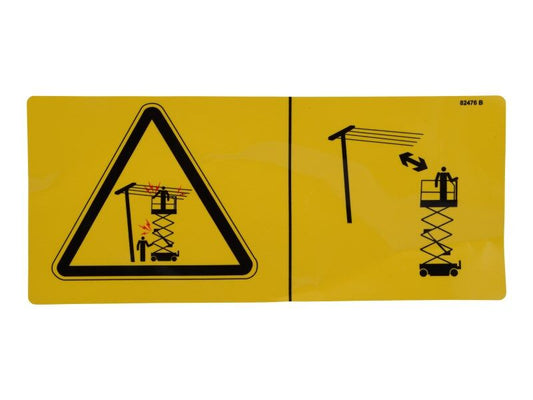 70043616 | DECAL,SYMBOL-ELEC HAZARD, GS