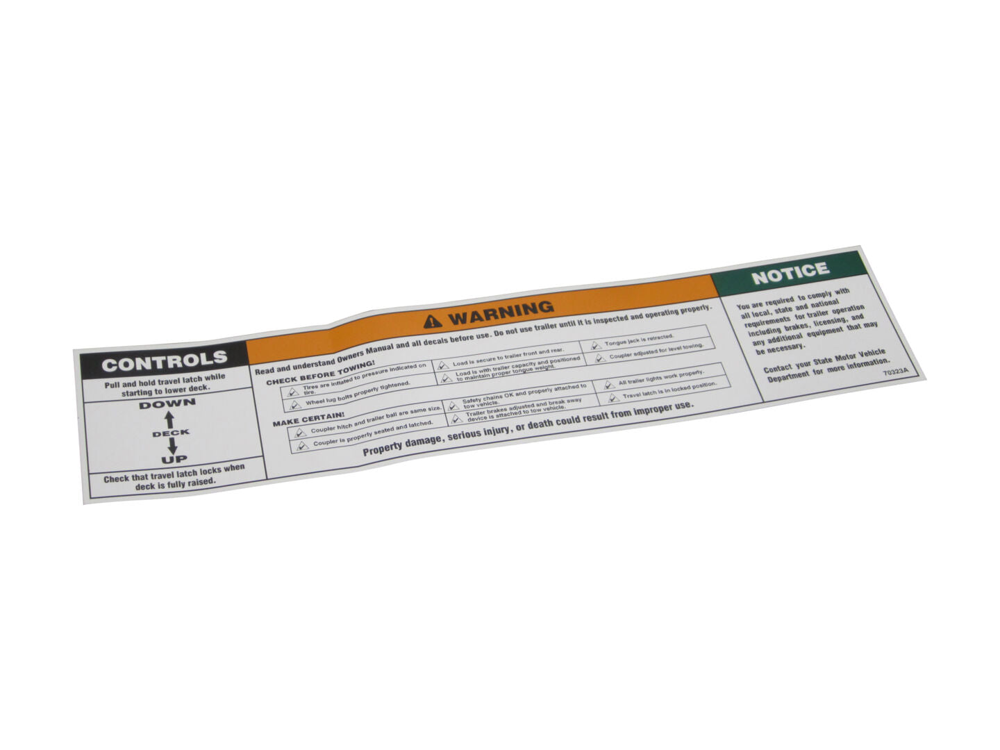 70323 | DECAL-COMBINATION
