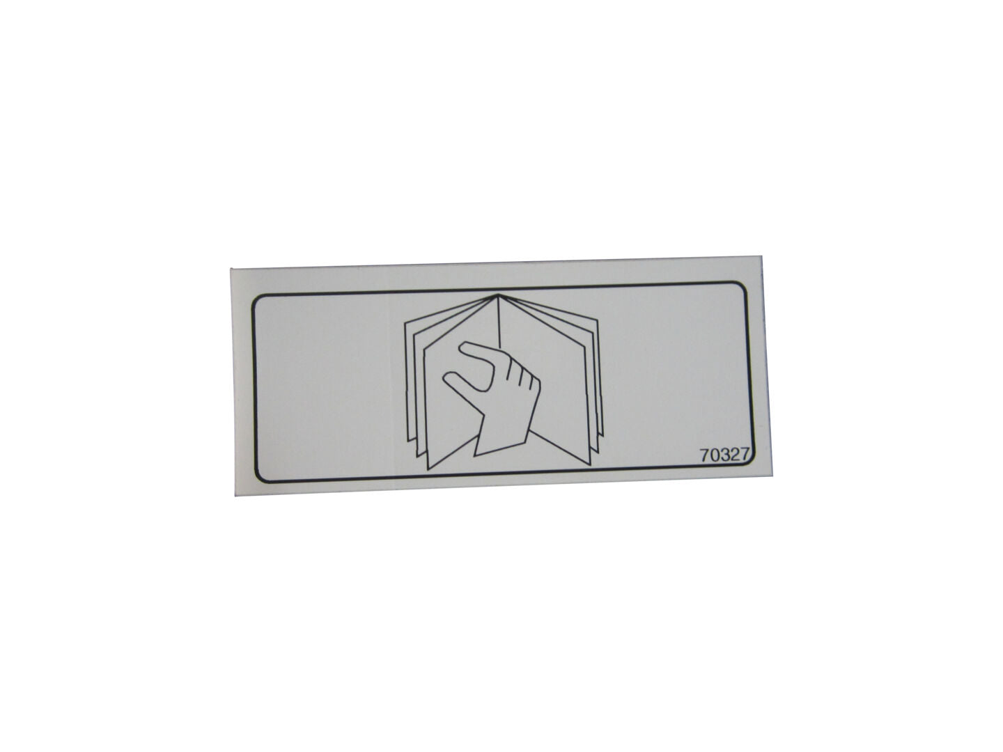 70327 | DECAL-HAND ON BOOK