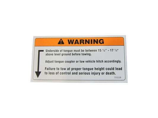 70332 | DECAL, COUPLER LABEL