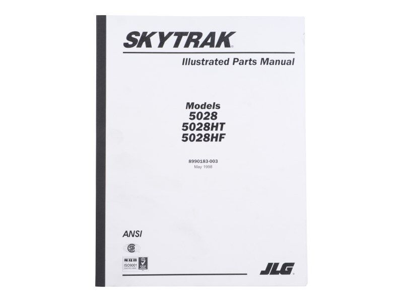 8990183 | MANUAL PARTS/SERVICE 5028