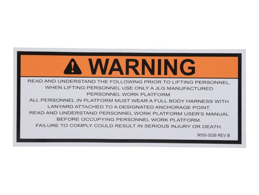 90553026 | WARNING DECAL