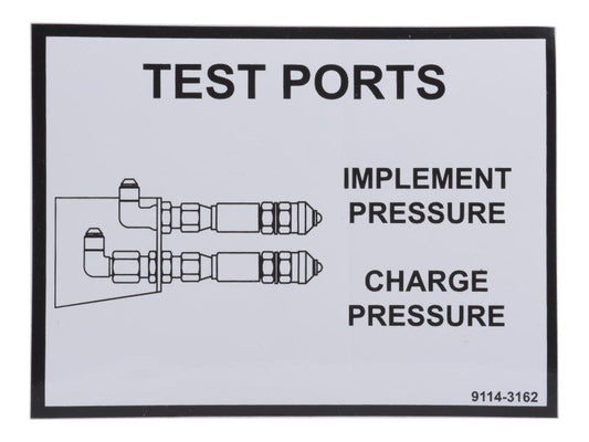 91143162 | DECAL - TEST PORT