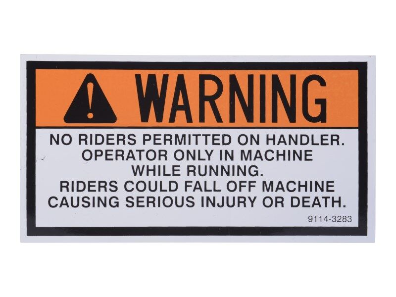 91143283 | DECAL - WARNING