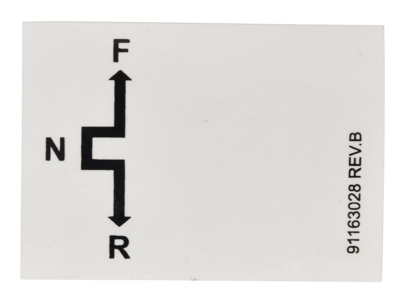 91163028 | DECAL - SHIFTER