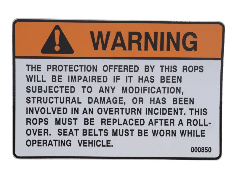 91164094 | ROPS DECAL