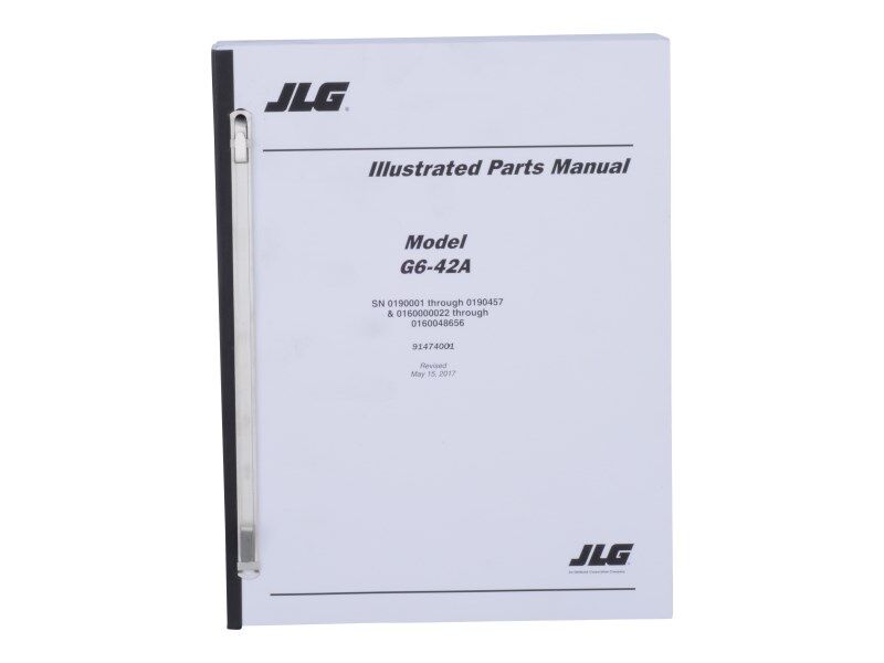 91474001 | MANUAL, PARTS G6-42A