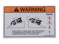 91563246 | DECAL, WARNING OVERSPEED