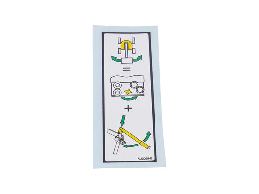 AU2099 | DECAL, MANUAL SWING