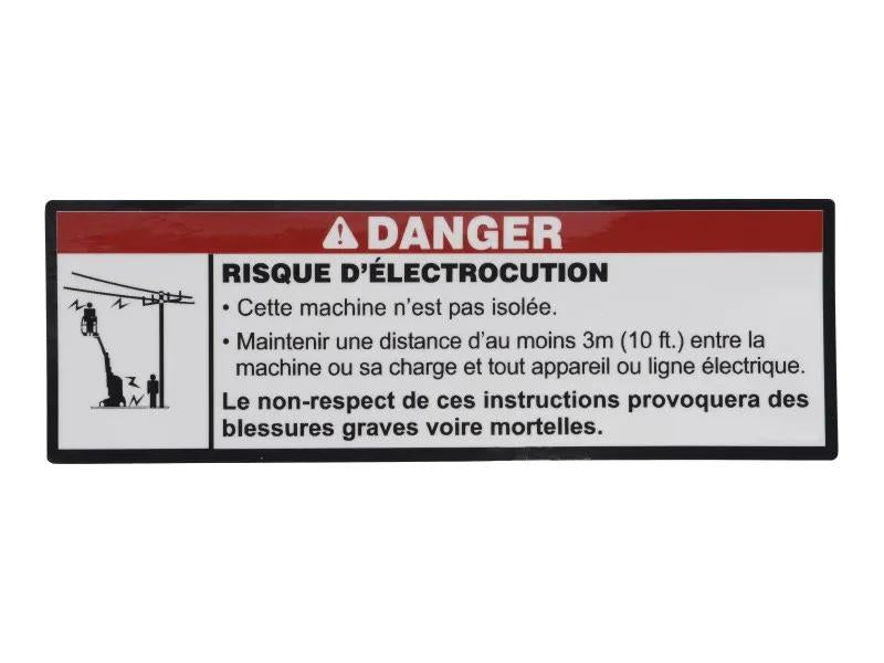 AU2144 | DECAL, ELECTROCUTION HAZARD