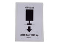 GN133531 | GN-DECAL, OUTRIGGER, LOAD