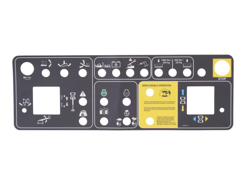 GN147575 | GN-DECAL, PLTFM CTRL PANEL