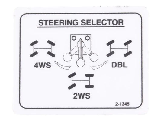 GN2-1345 | GN-DECAL, STEERING SELECTOR