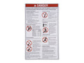 GN32700 | DECAL DANGER GEN SAFETY RULES
