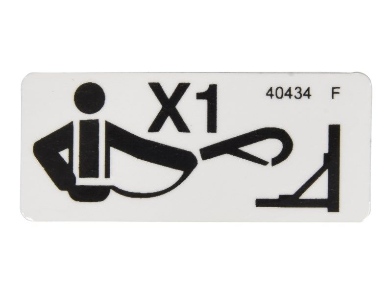 GN40434 | Personnel Lanyard Attach decal for various Genie® Machines