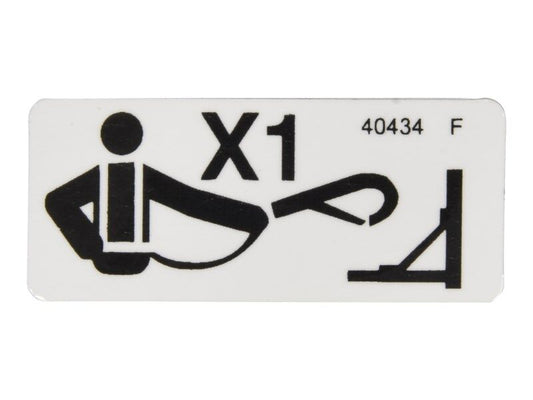 GN40434 | Personnel Lanyard Attach decal for various Genie® Machines