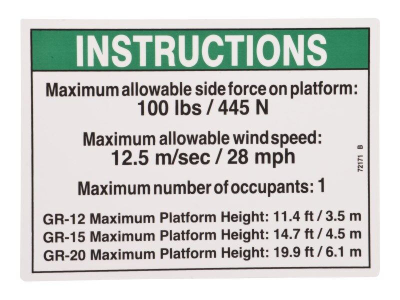 GN72171 | SIDE FORCE 100 GR ANSI