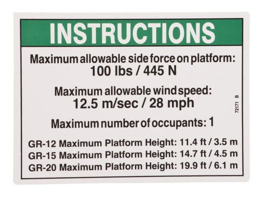 GN72171 | SIDE FORCE 100 GR ANSI