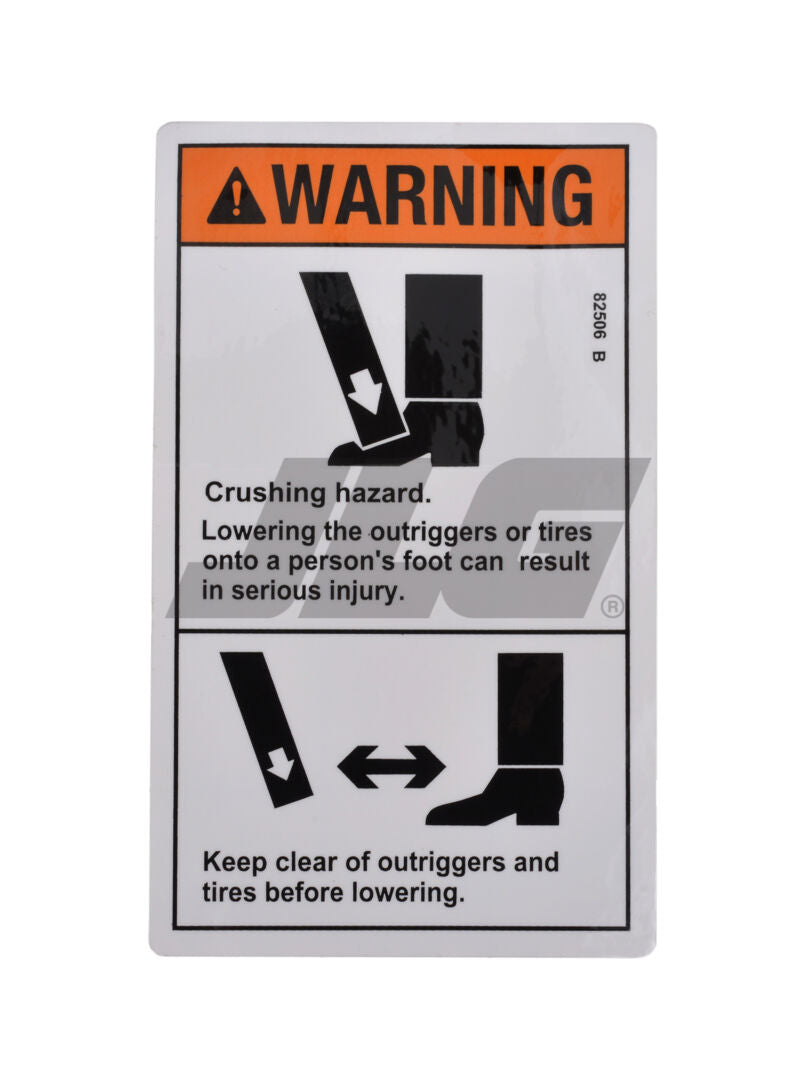 GN82506 | GN-WARNING FOOT CRUSHING