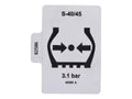 GN82586 | GN-DECAL,TIRE PRESS S40/45