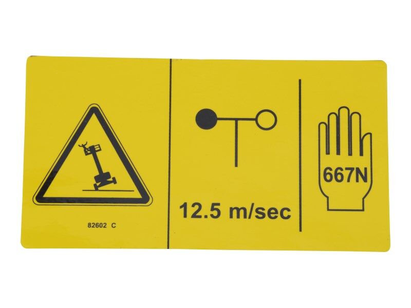 GN82602 | GN-DECAL,DANGER,MAX SIDE FRC