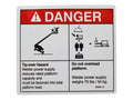 GN97579 | GN-DECAL, DANGER, TIP-OVER