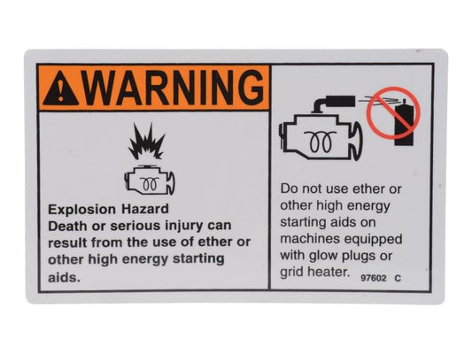 GN97602 | GN-DECAL,EXPLOSION HAZARD