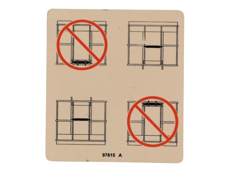 GN97815 | GN-DECAL,LOWER MIDRAIL