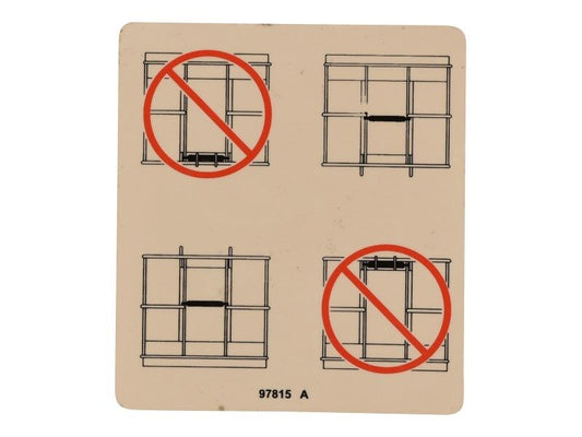 GN97815 | GN-DECAL,LOWER MIDRAIL