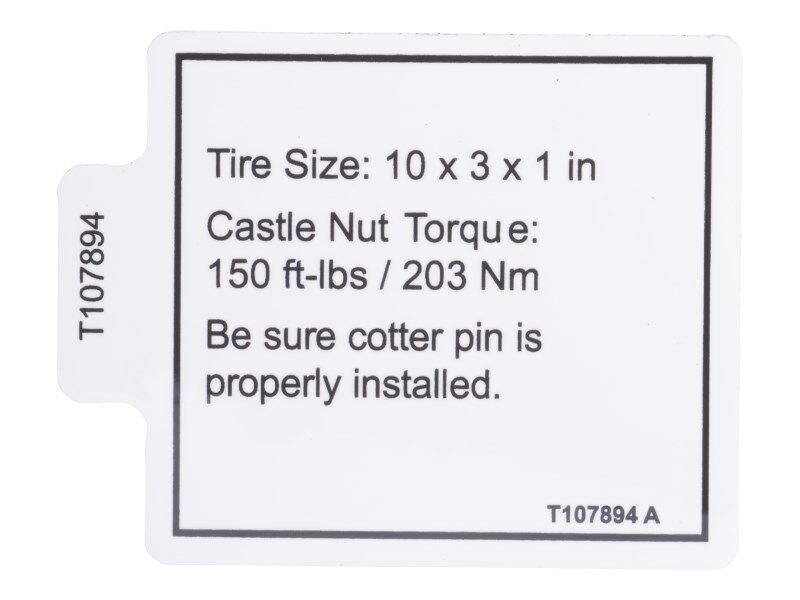 GNT107894 | GN-DECAL,LABEL,TIRE SPEC