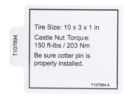 GNT107894 | GN-DECAL,LABEL,TIRE SPEC