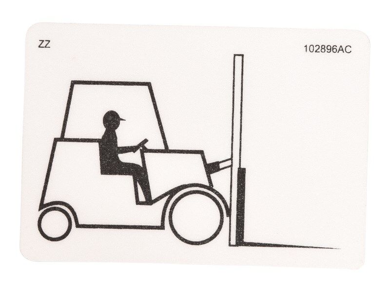 SJ102896 | Forklift Boot decal for various Skyjack Machines