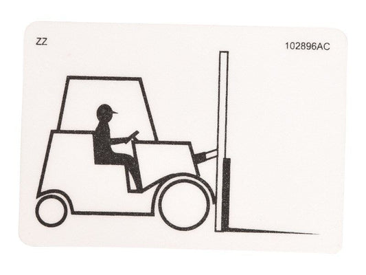 SJ102896 | Forklift Boot decal for various Skyjack Machines