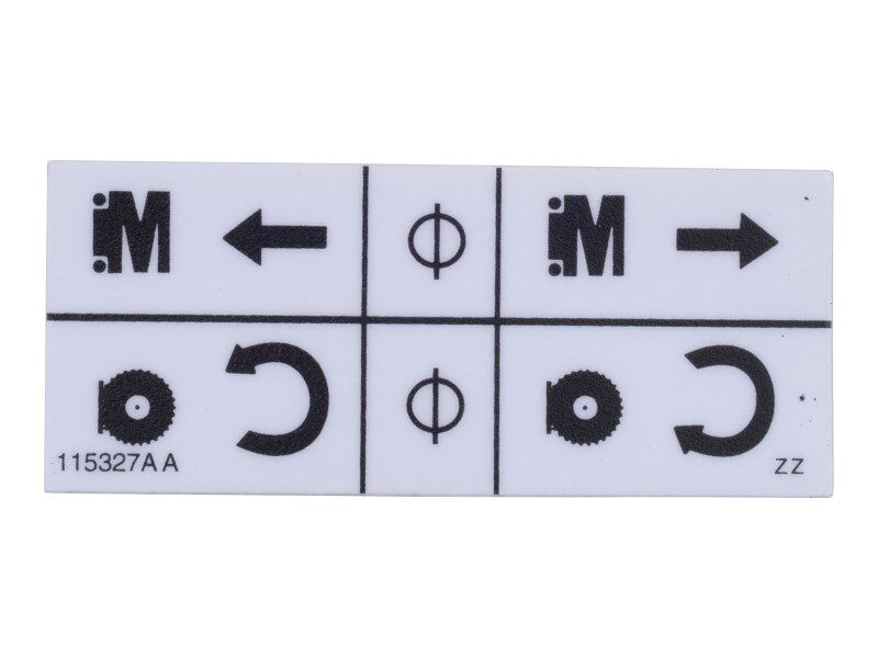 SJ115327 | SJ-LIFT/DRIVE LABEL