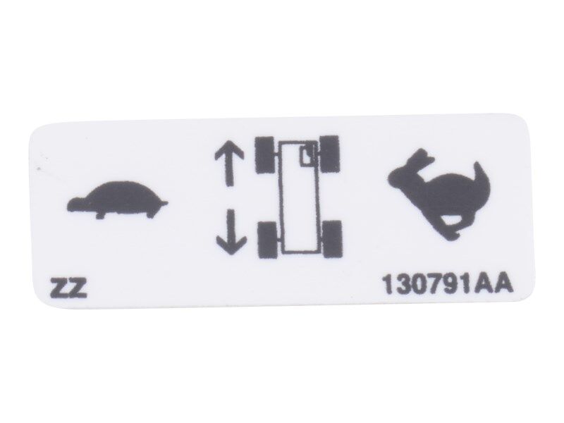 SJ130791 | SJ-RANGE LOW/HIGH LABEL