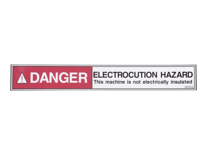 SN0072531 | SN-DECAL, DANGER ELEC HAZARD